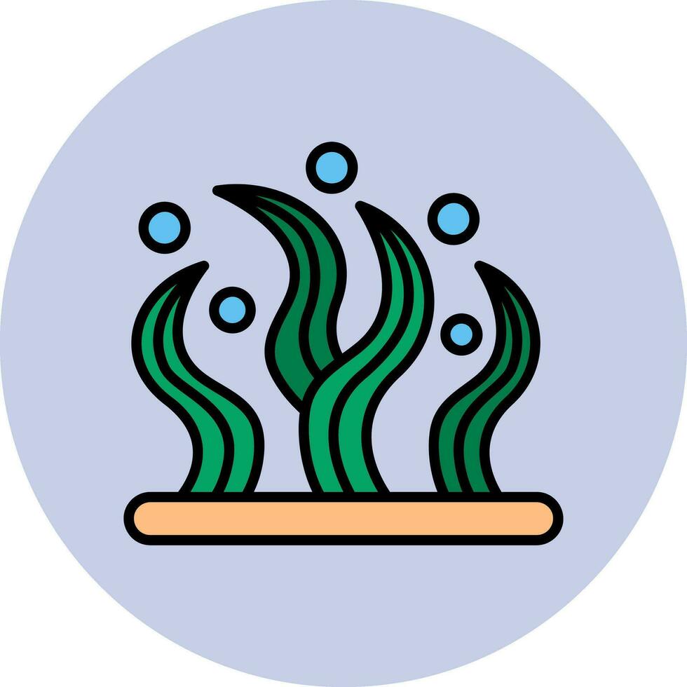 Seaweed Vector Icon