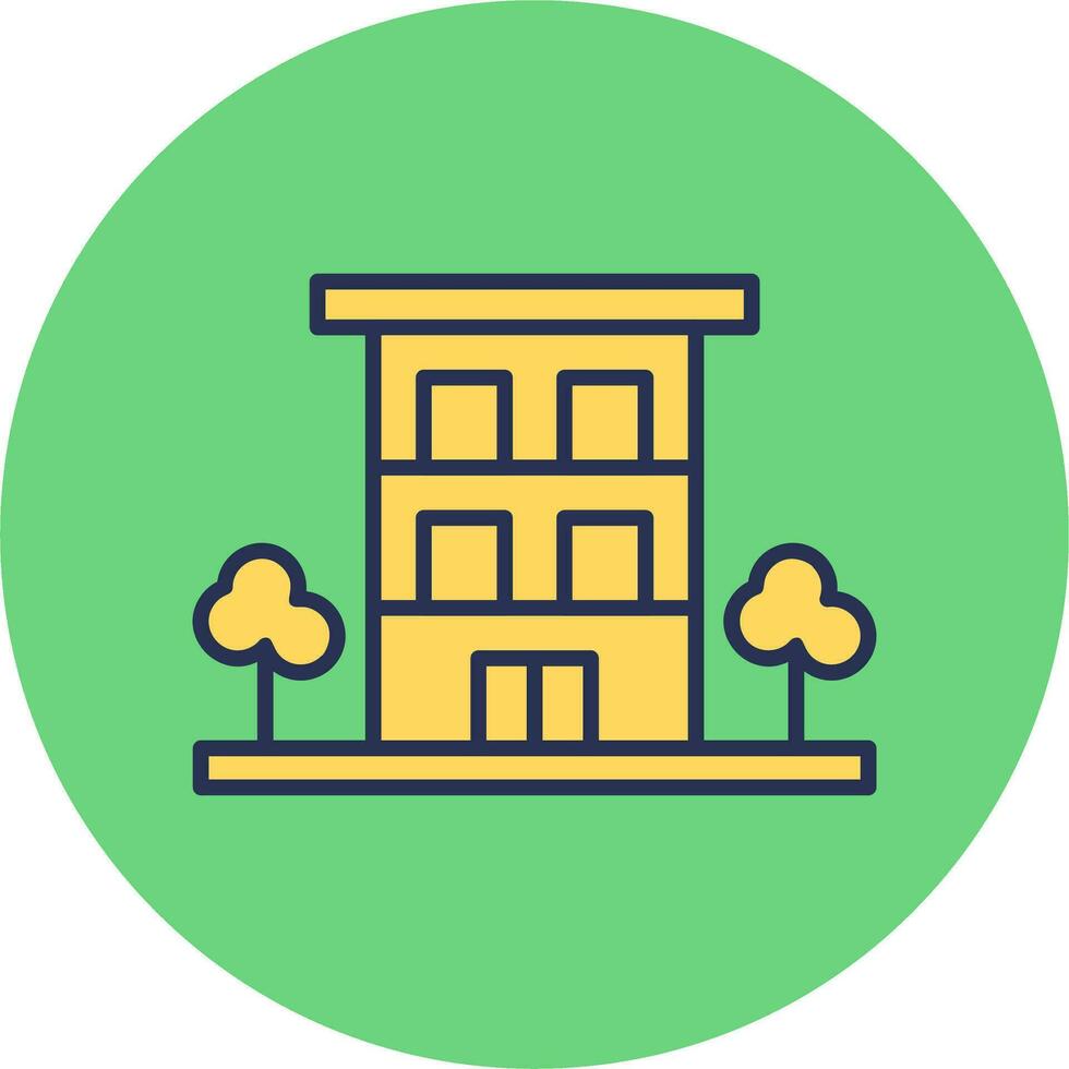 icono de vector de apartamento