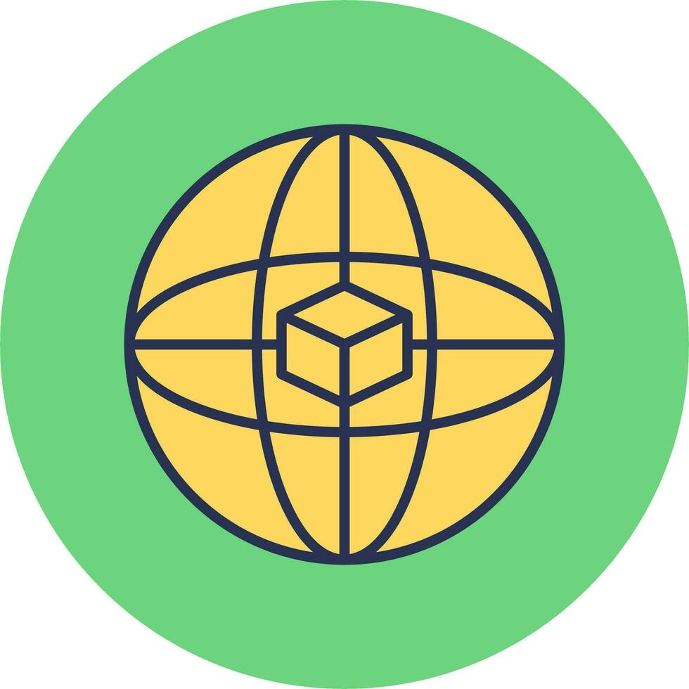 Global Network Vector Icon