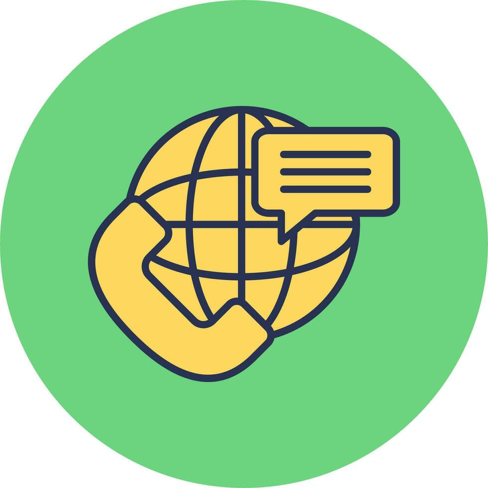 Global Communication Vector Icon