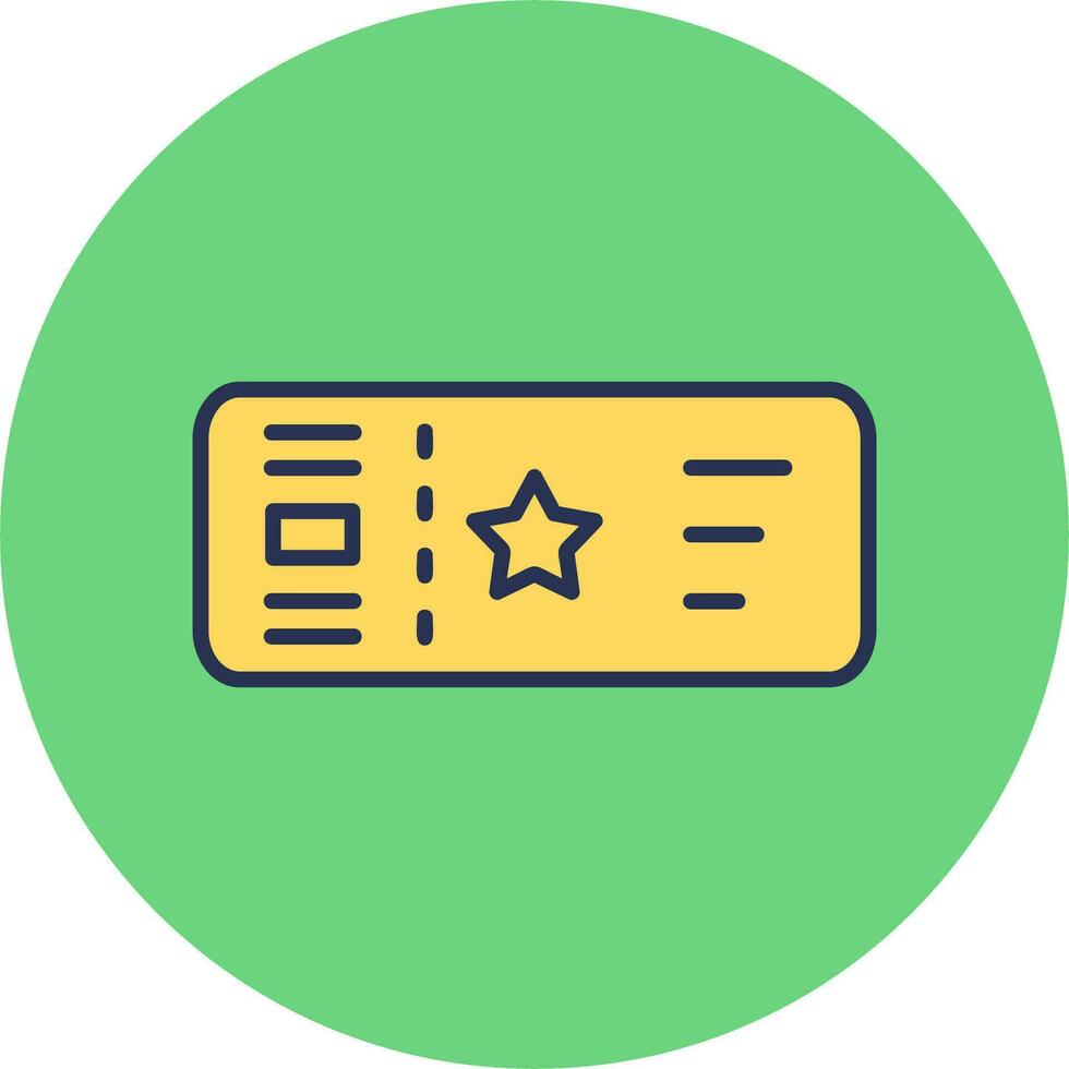 Ticket Vector Icon