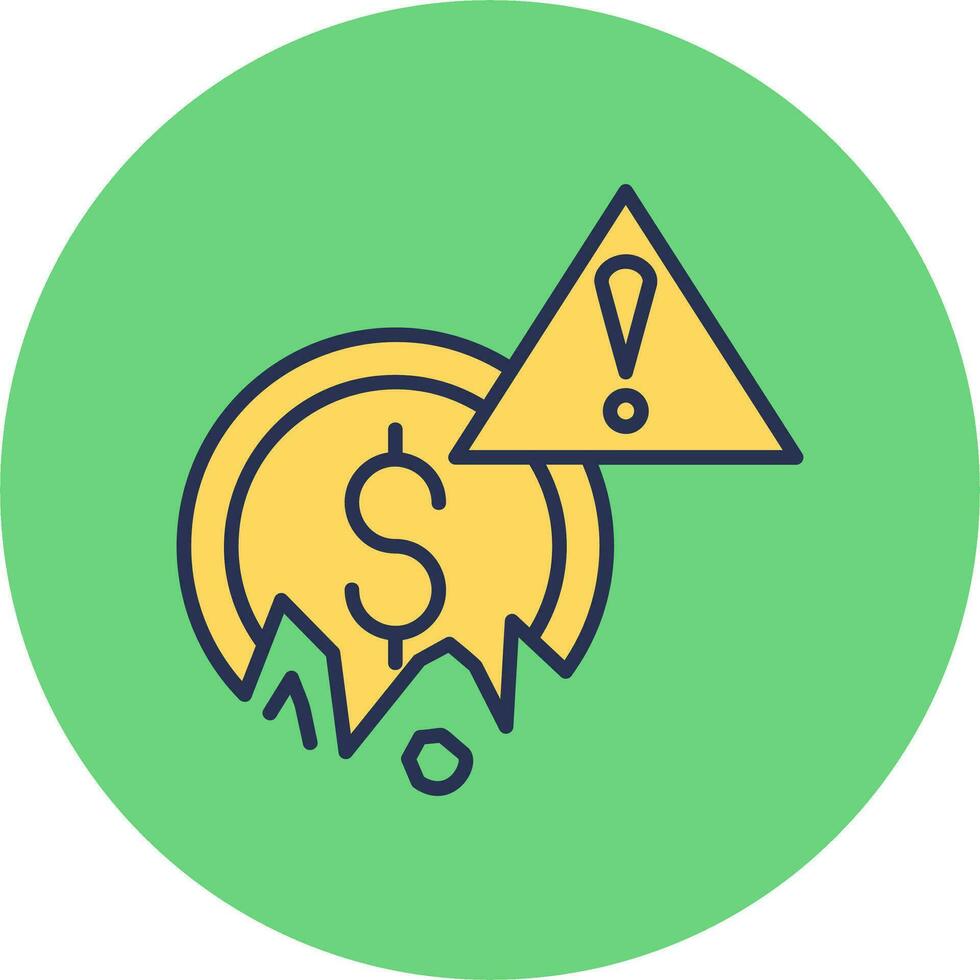 Insolvent Vector Icon