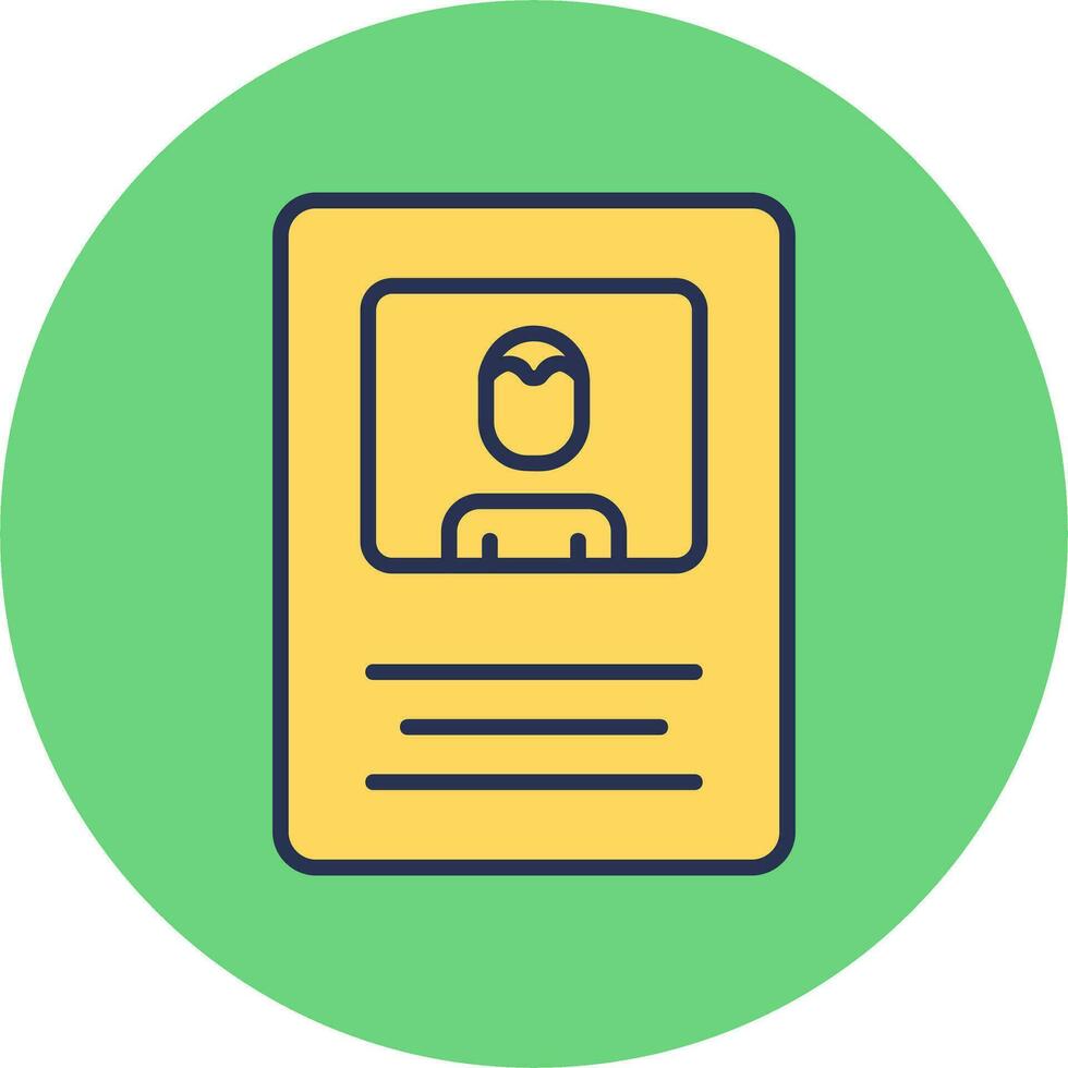 Name Tag Vector Icon