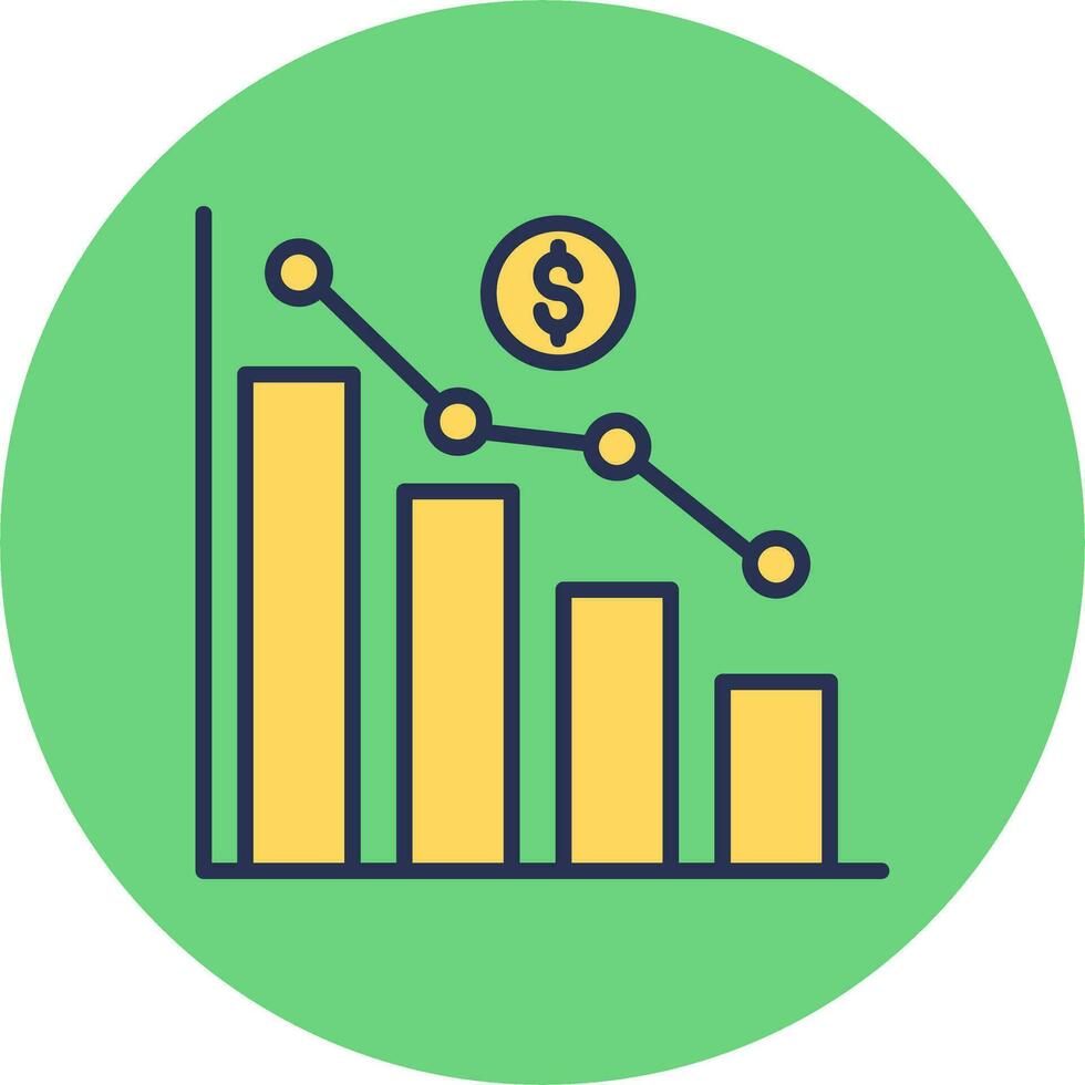 Recession Vector Icon