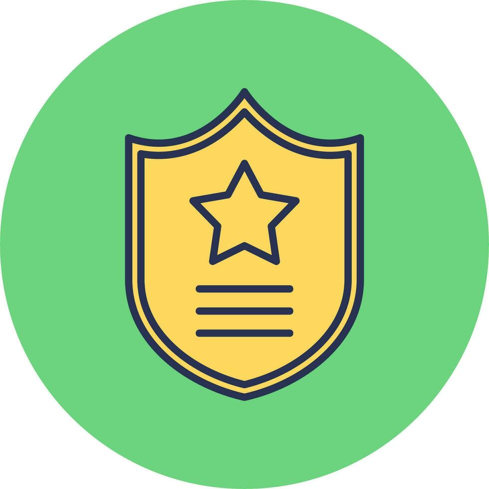 Police Badge Vector Icon