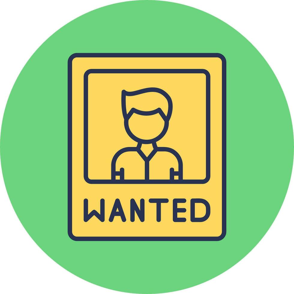 Wanted Vector Icon