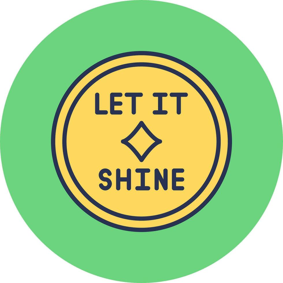 Let It Shine Vector Icon