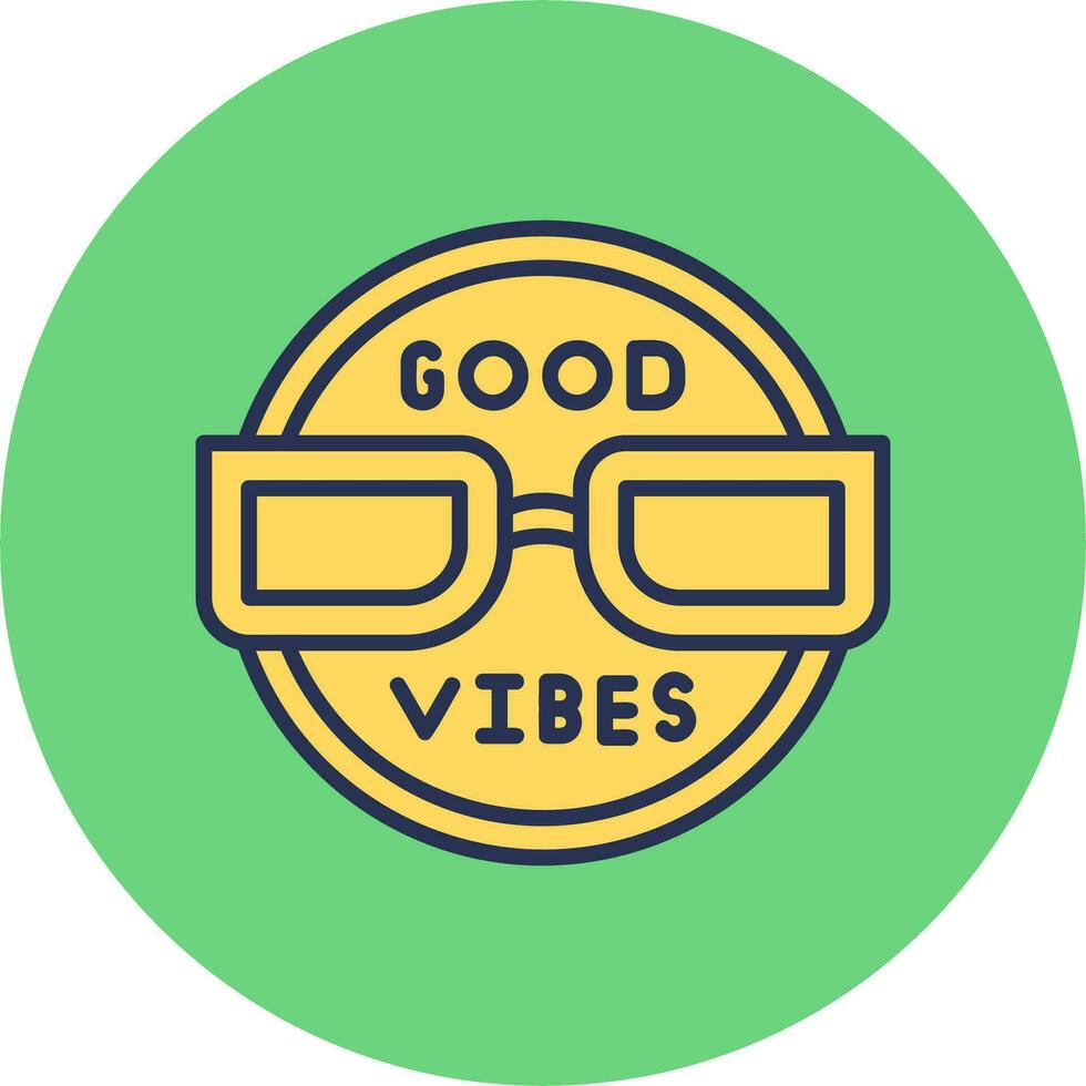 Good Vibes Vector Icon