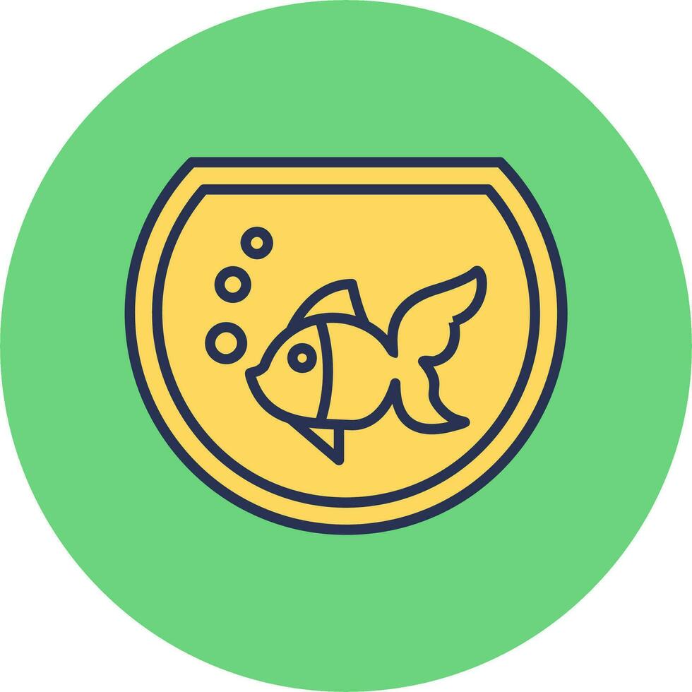 fish bowl Vector Icon