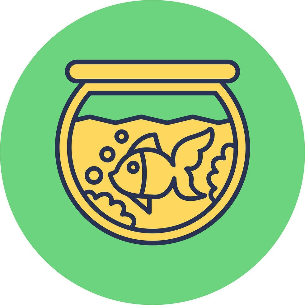 fish bowl Vector Icon