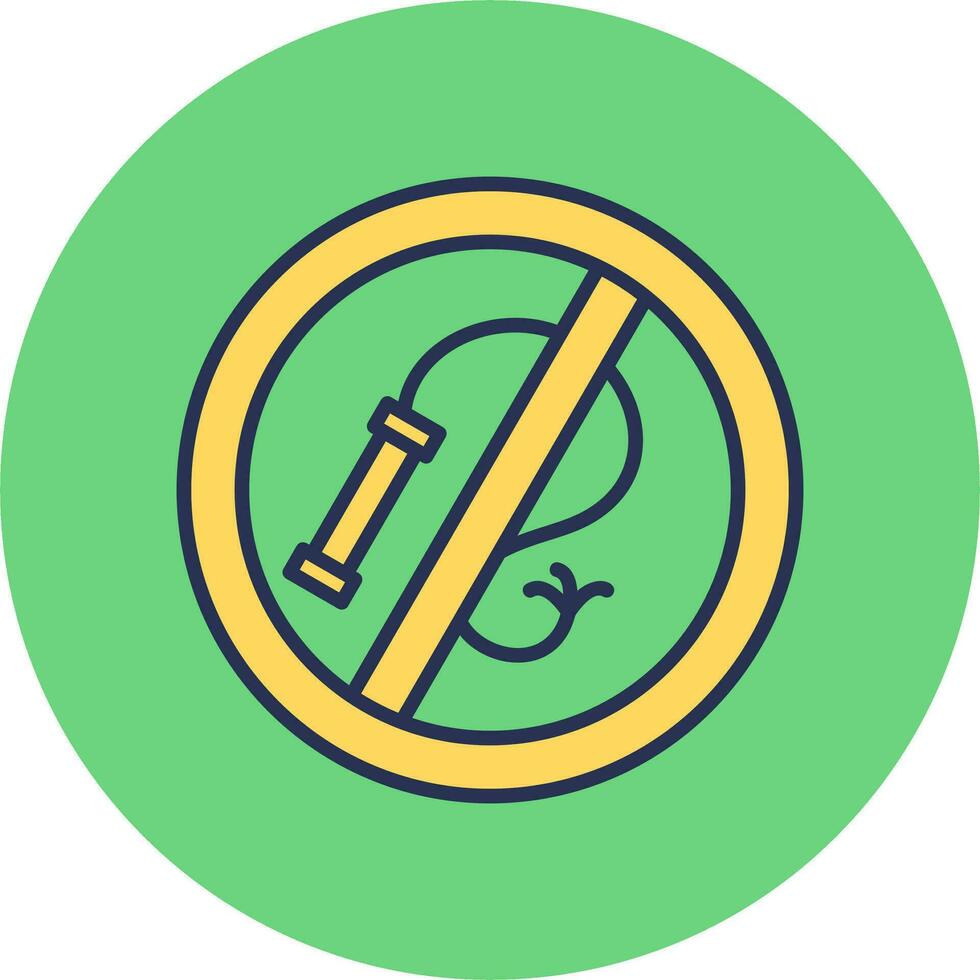 No Whip Vector Icon