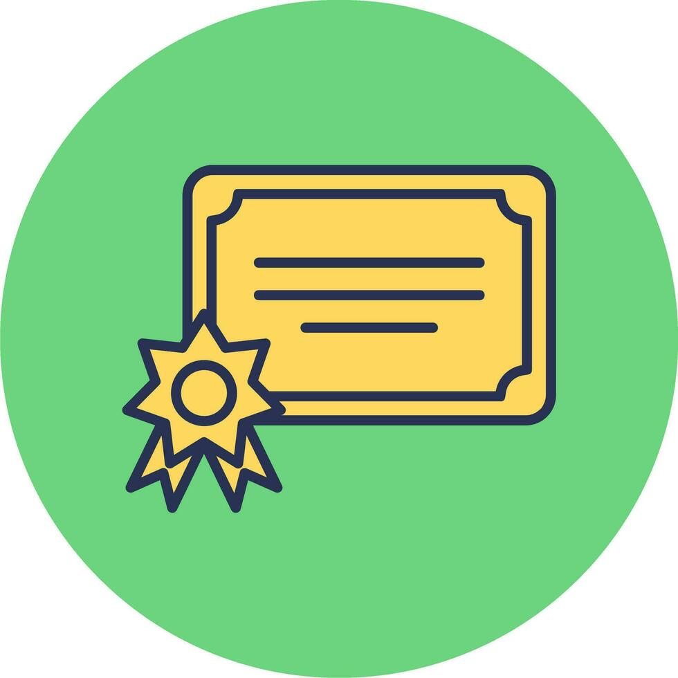 Certificate Vector Icon