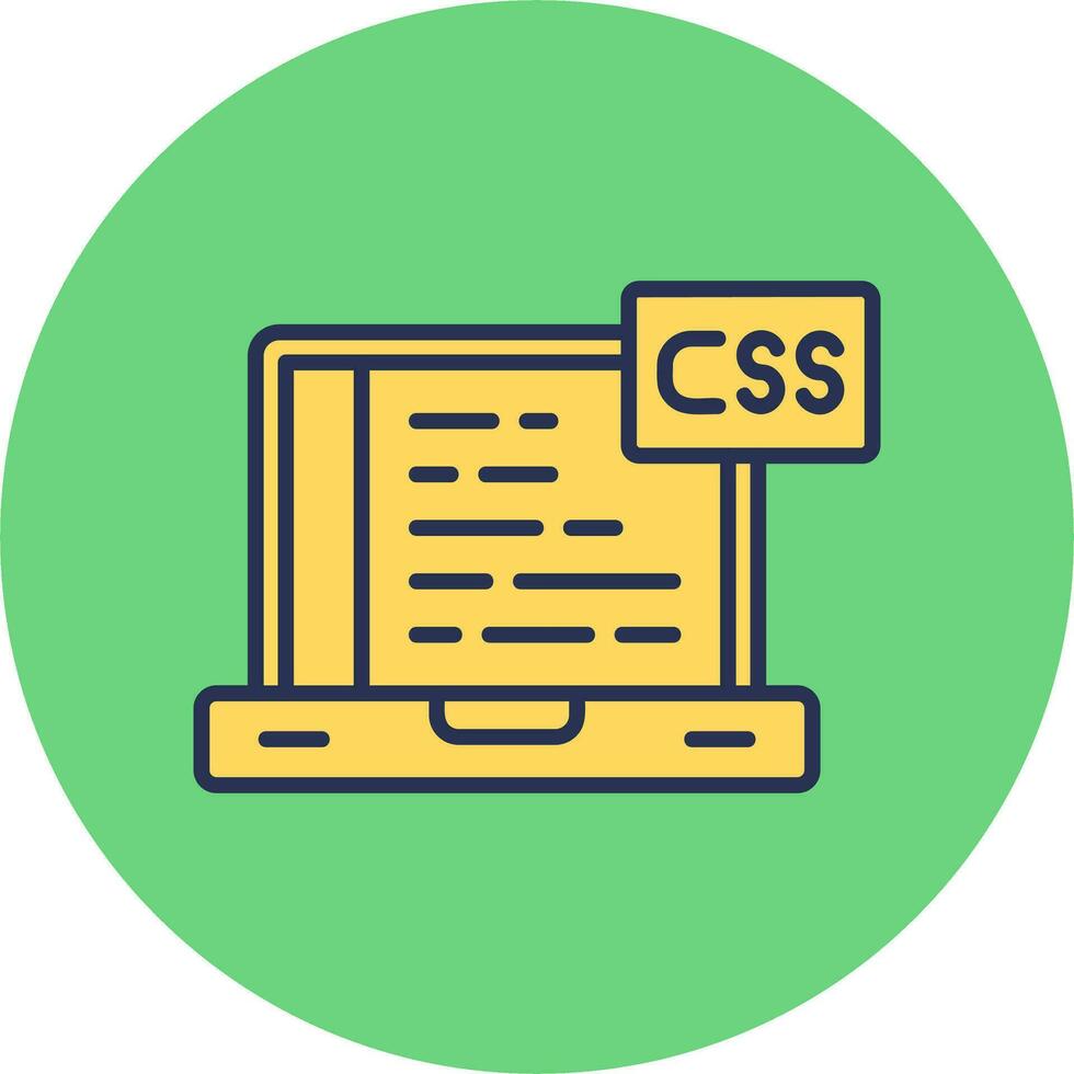 icono de vector de css