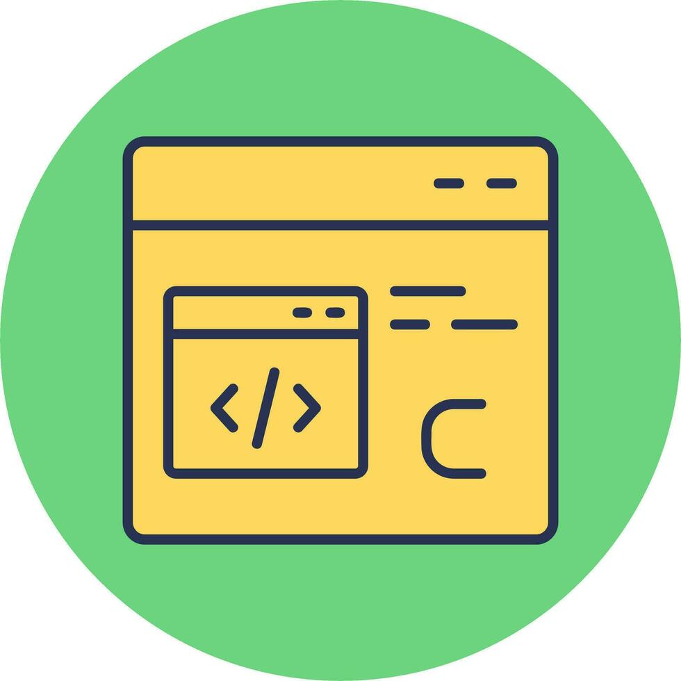 Computer Languages Vector Icon