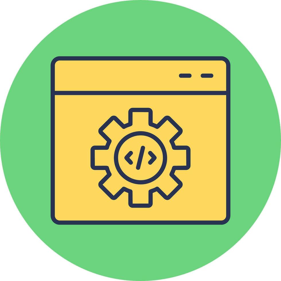 código mejoramiento vector icono