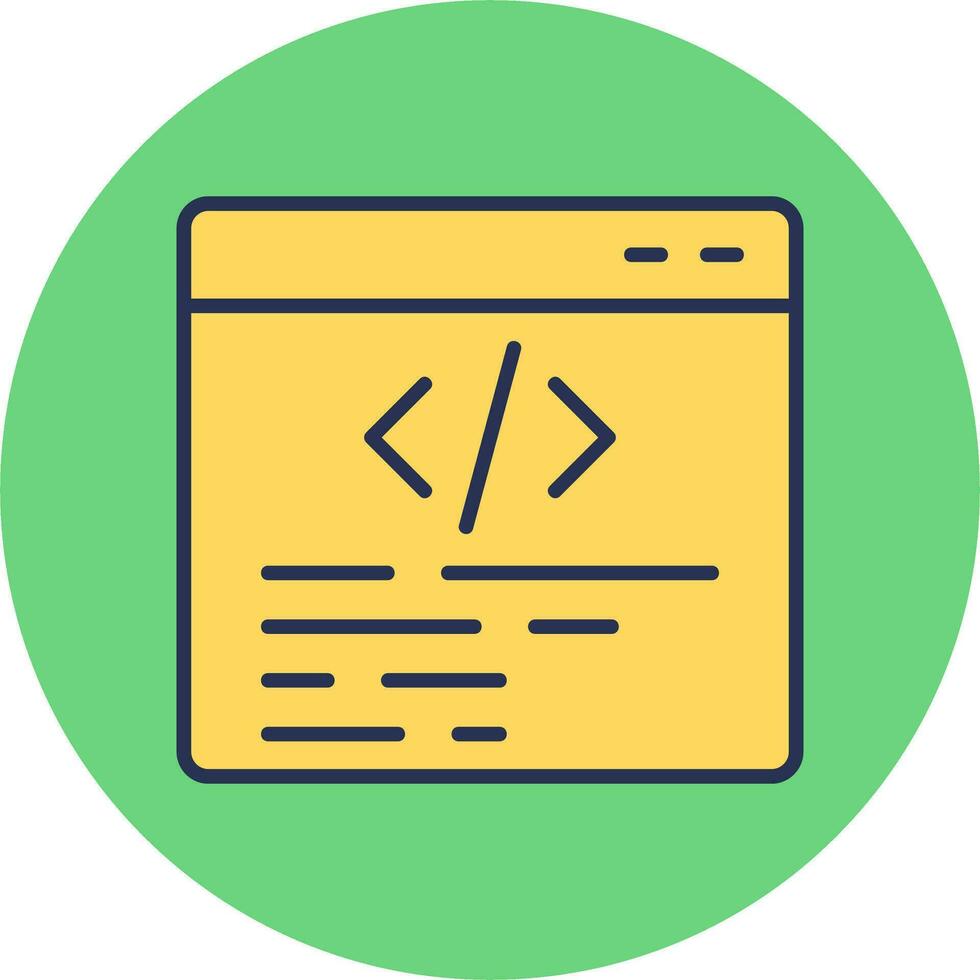 Web Programming Vector Icon