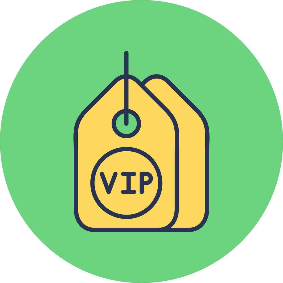 VIP oferta vector icono