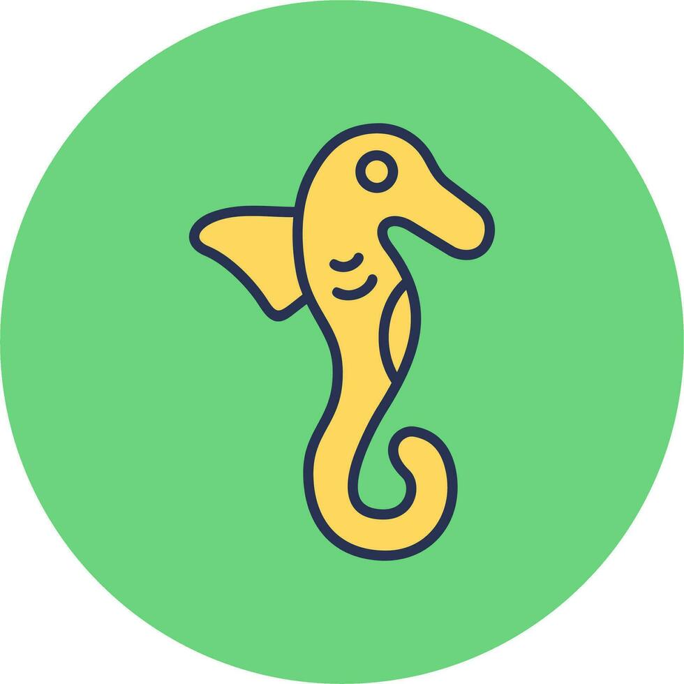 Seahorse Vector Icon