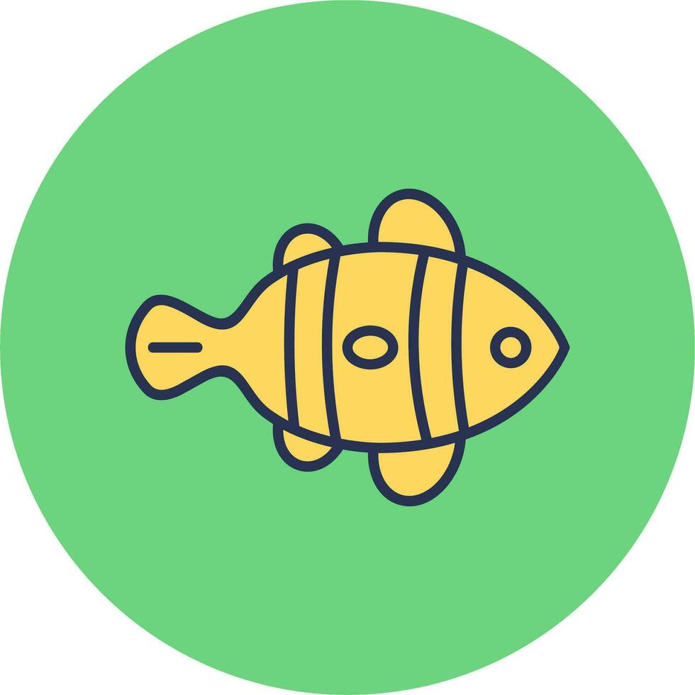 Clown Fish Vector Icon