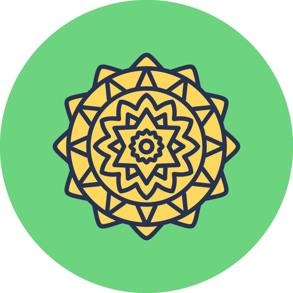 icono de vector de mandala