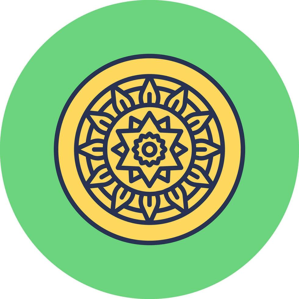 icono de vector de mandala