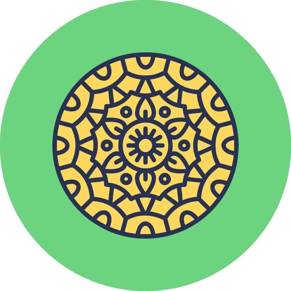 icono de vector de mandala