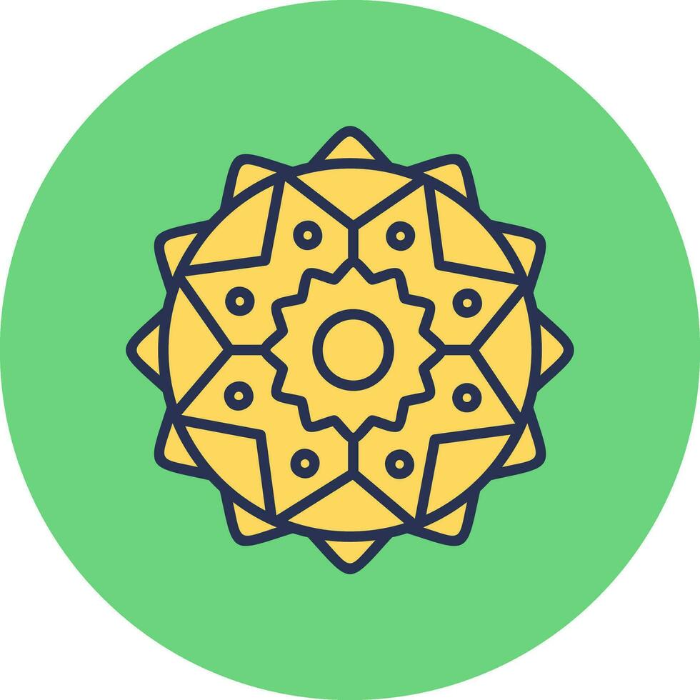 icono de vector de mandala