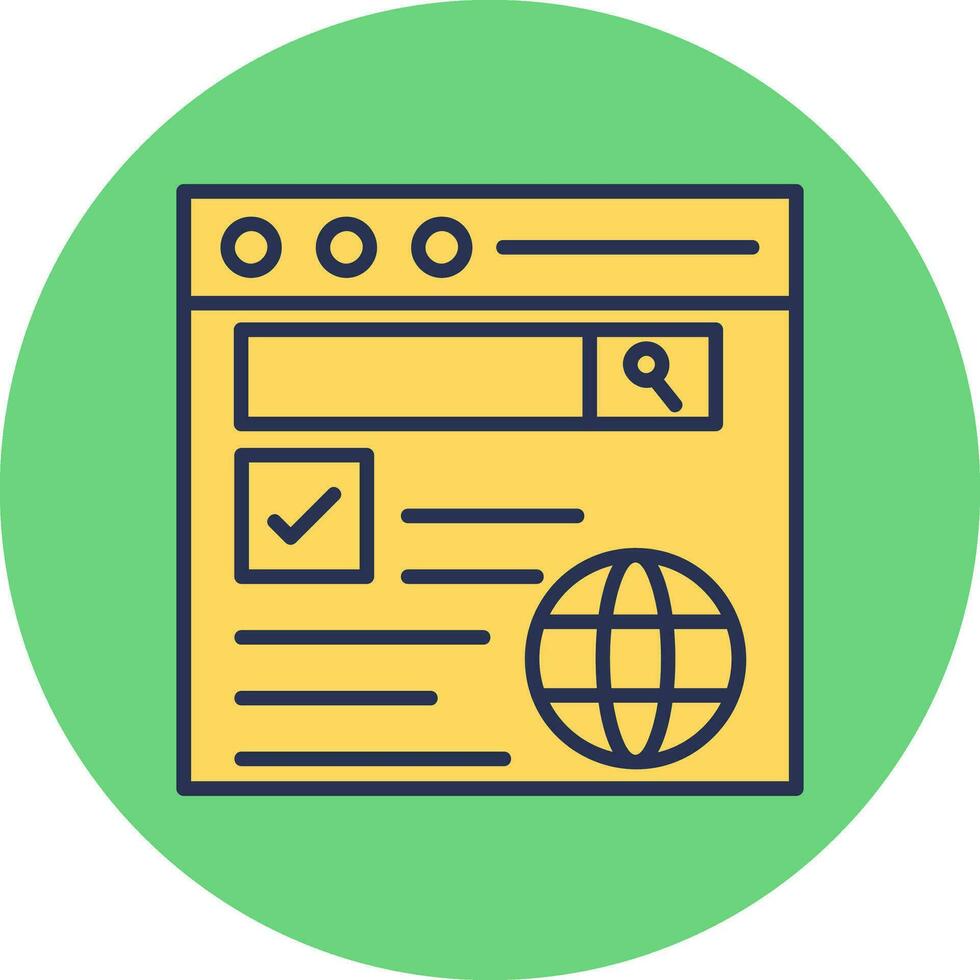 Web Browser Vector Icon