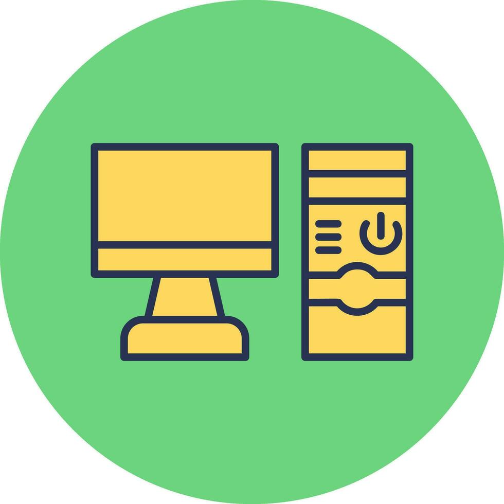 Computer Vector Icon