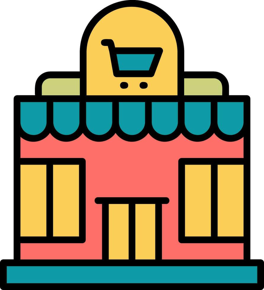 Supermarket Vector Icon