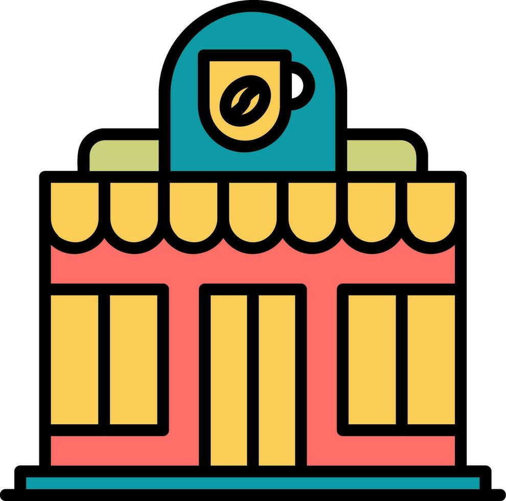 Coffee Shop Vector Icon