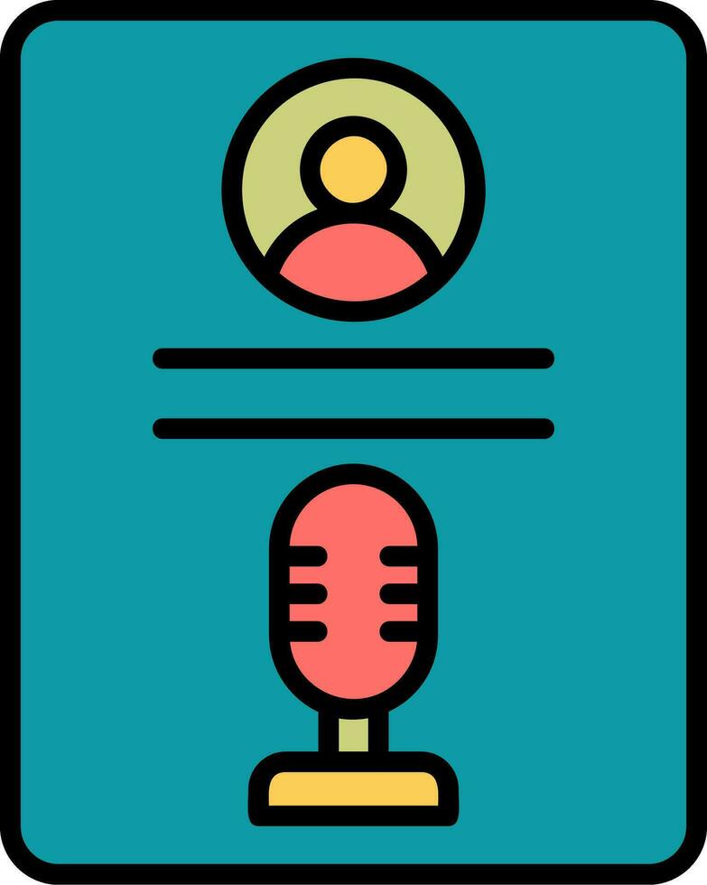 Record Vector Icon