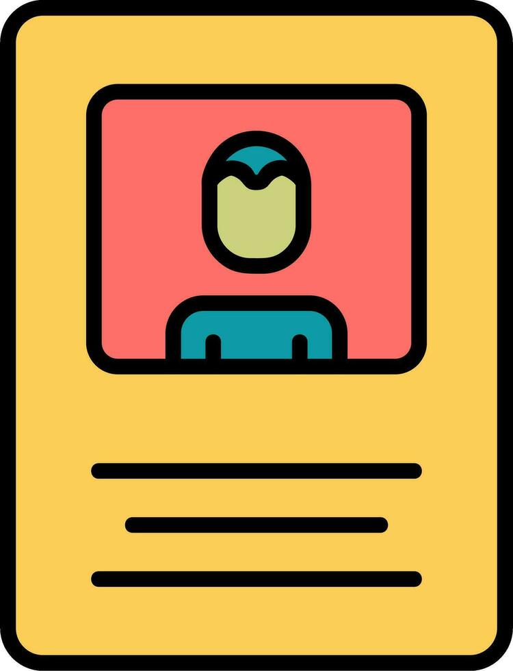 Name Tag Vector Icon