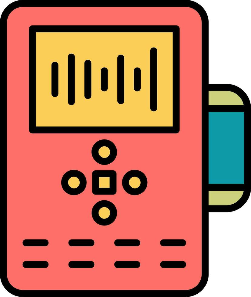 icono de vector de grabadora