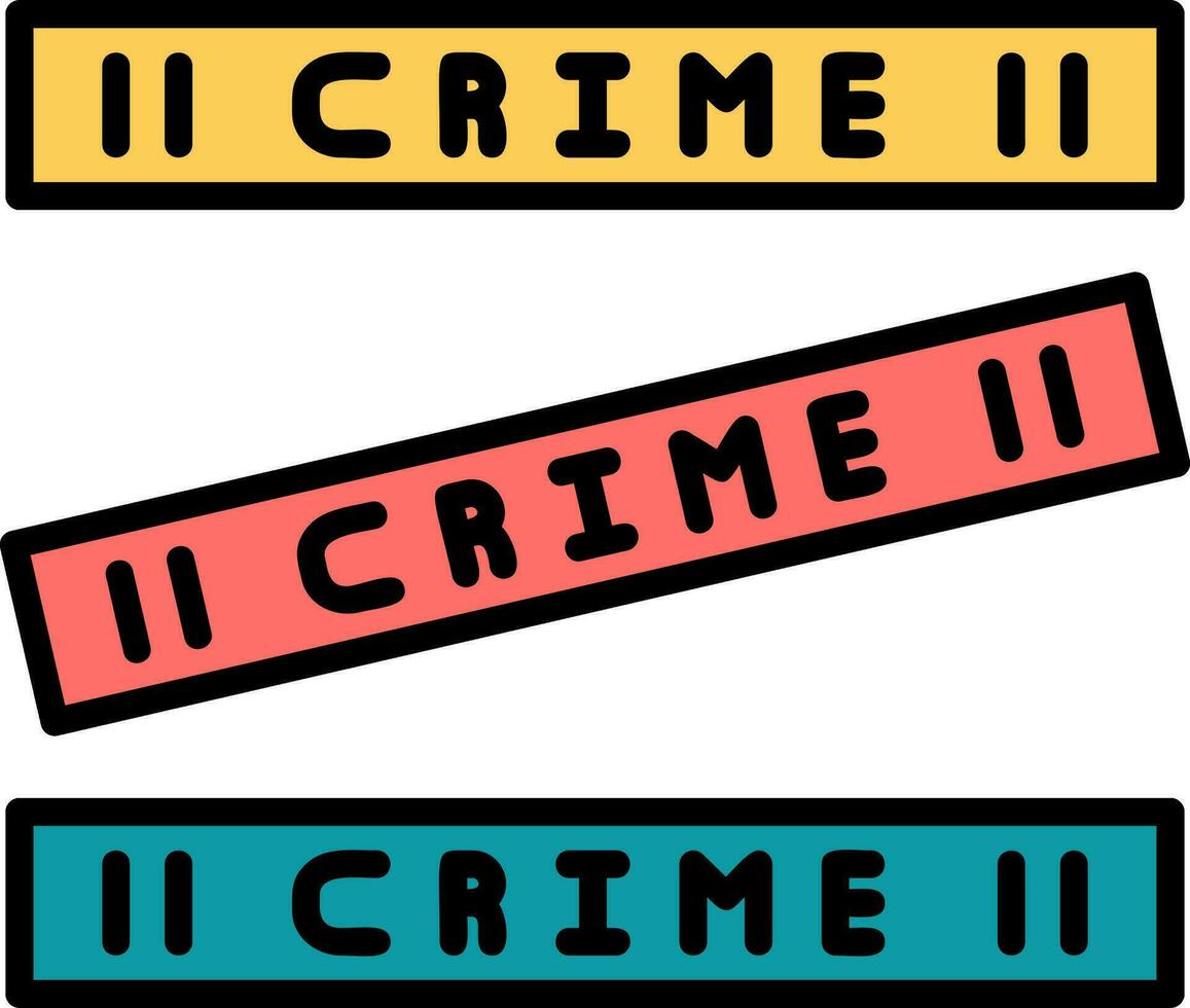 Crime Scene Vector Icon