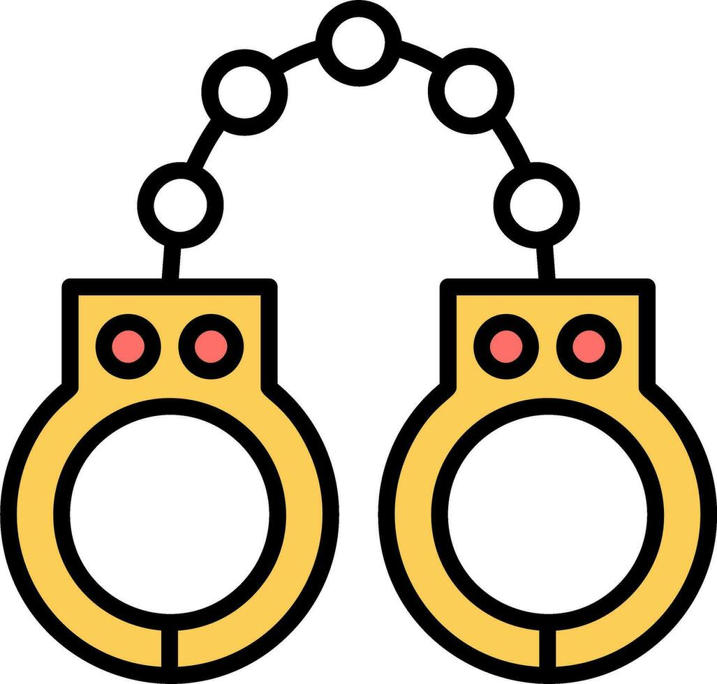 Handcuffs Vector Icon