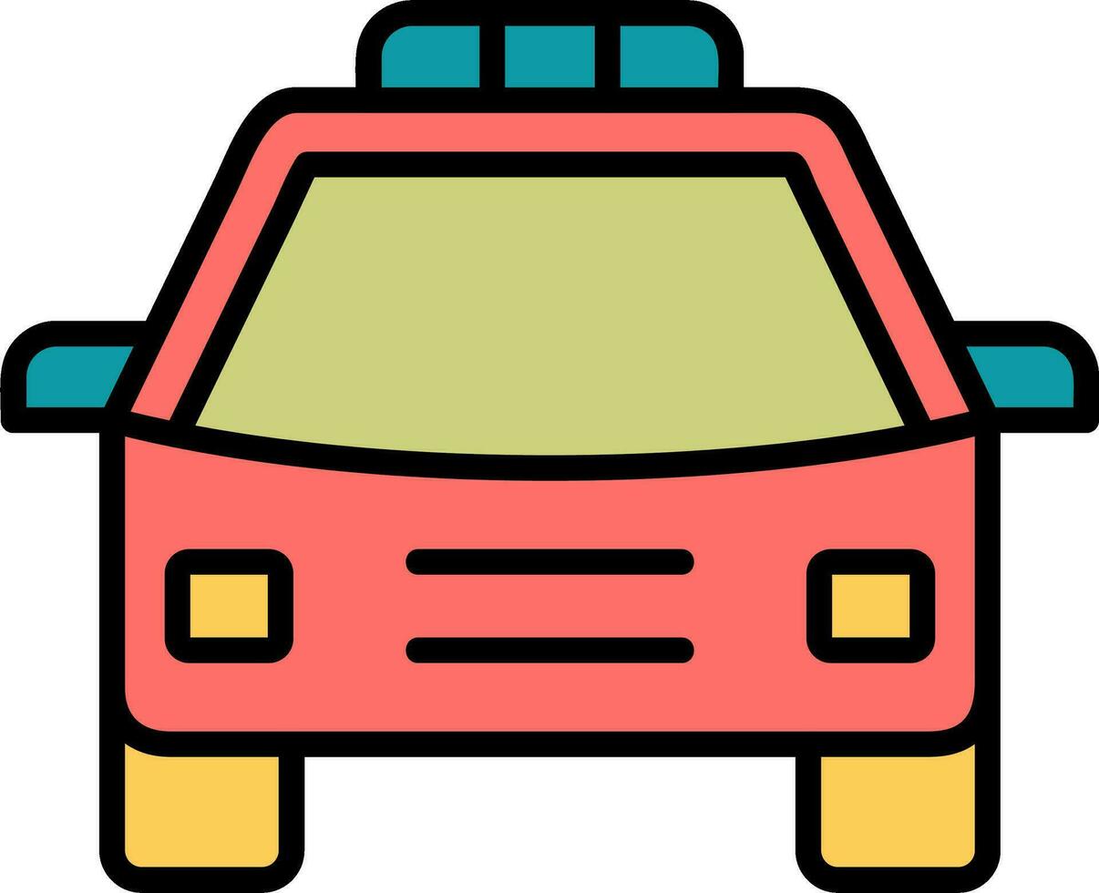 Police Car Vector Icon