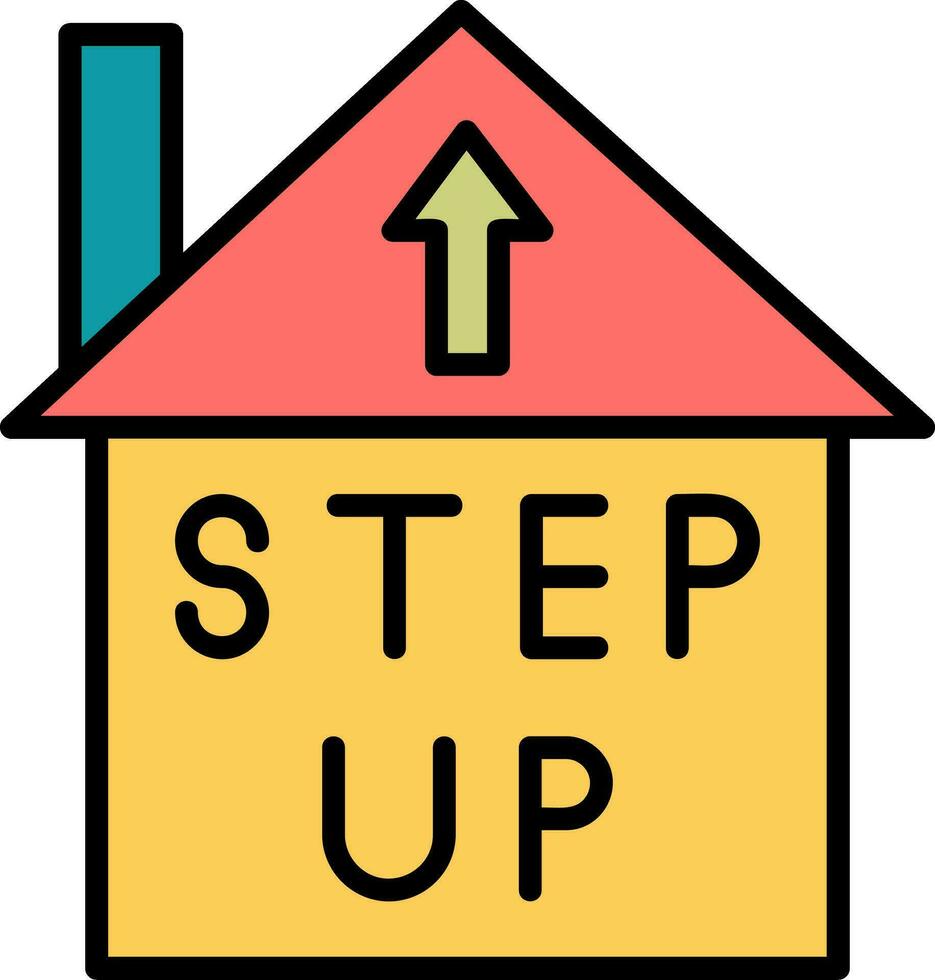 Step Up Vector Icon