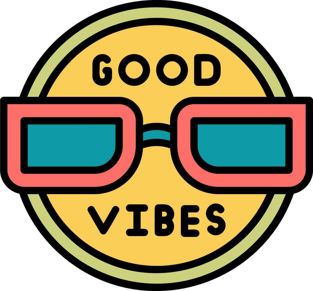 Good Vibes Vector Icon