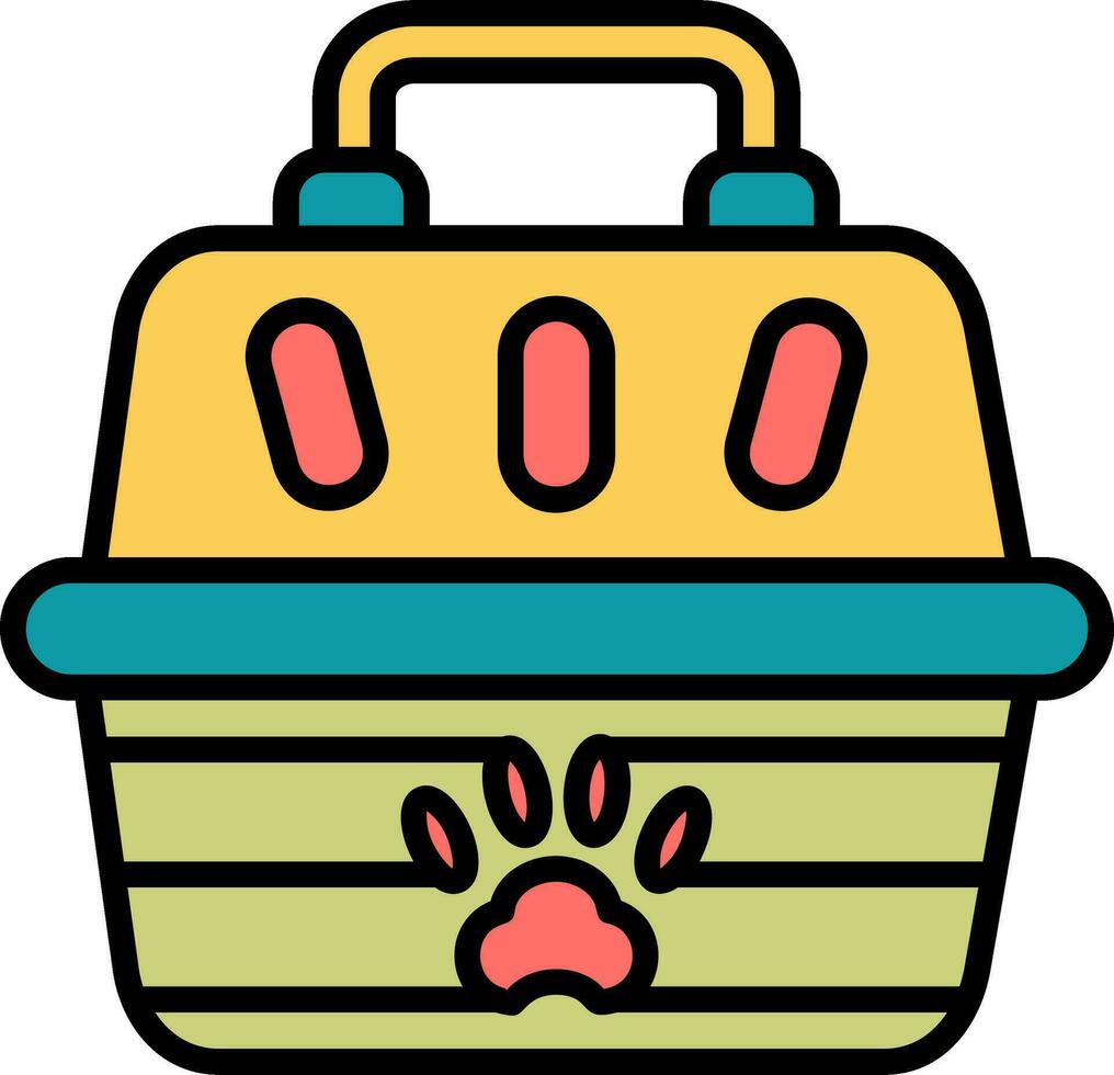 pet carrier Vector Icon