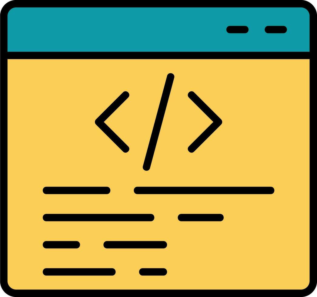 Web Programming Vector Icon
