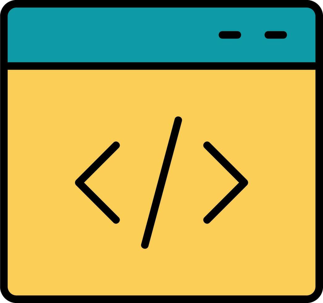 Coding Vector Icon