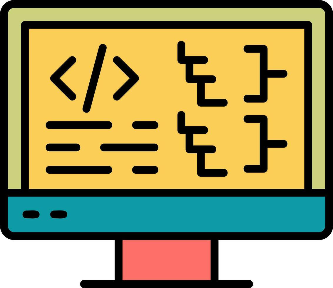 Computer Vector Icon