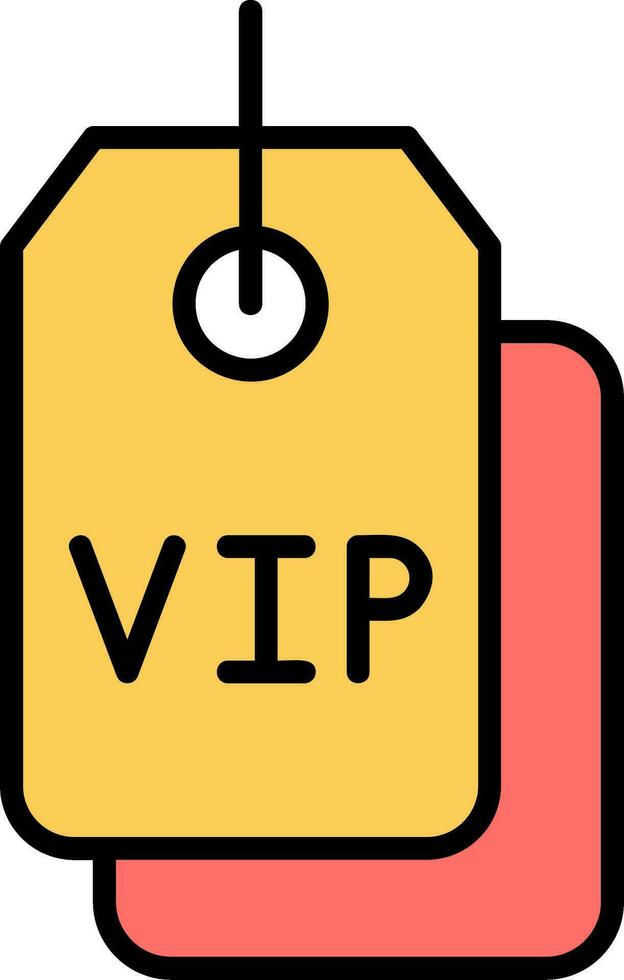 VIP oferta vector icono