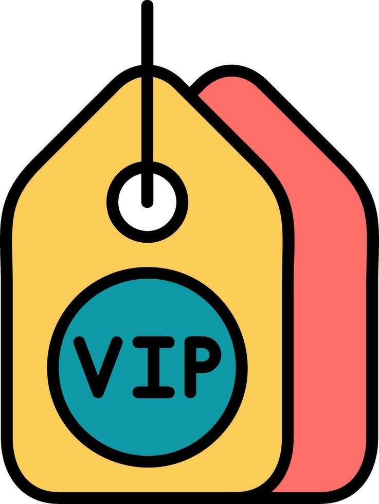 VIP oferta vector icono