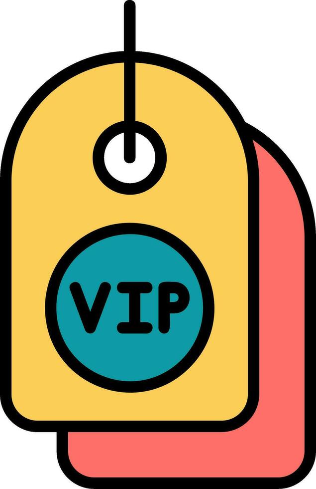 VIP oferta vector icono