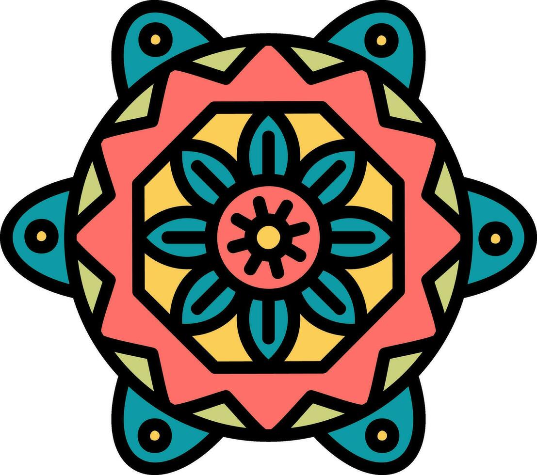 Mandala Vector Icon