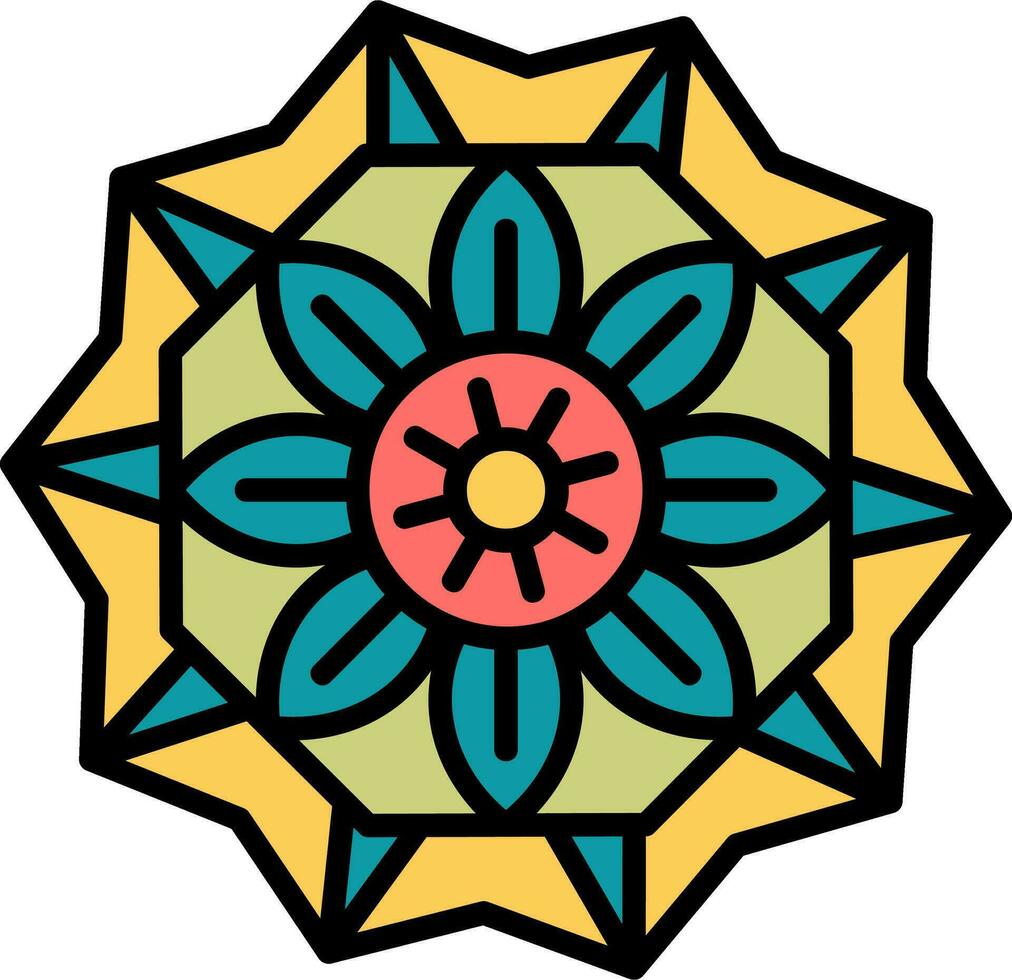Mandala Vector Icon