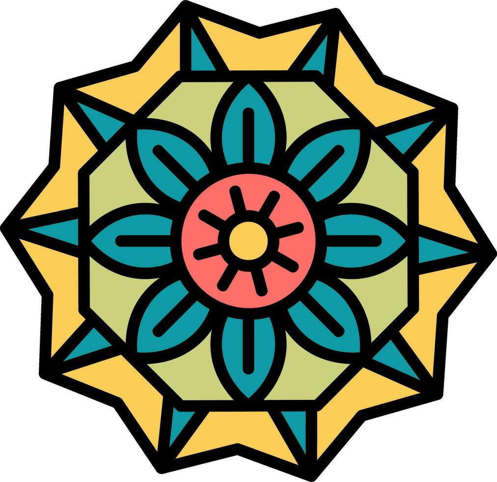 Mandala Vector Icon