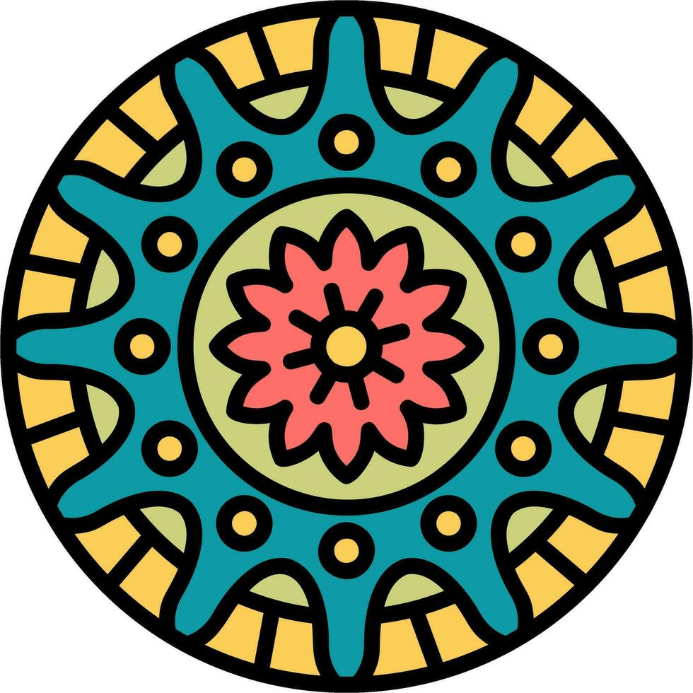 Mandala Vector Icon